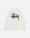 BASIC WHITE Stussy CREW PIGMENT DYED