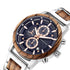The Voyager Sports Waterproof Wood Grain Men's Watch