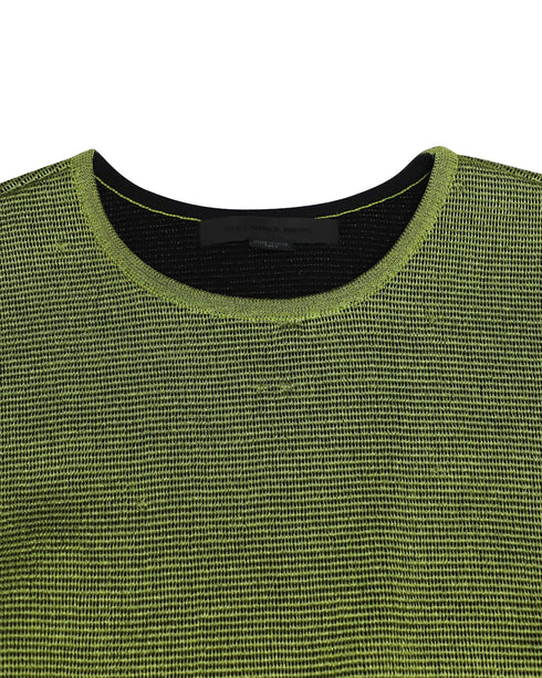 Women's Alexander Wang Cropped Sweater in Green Viscose