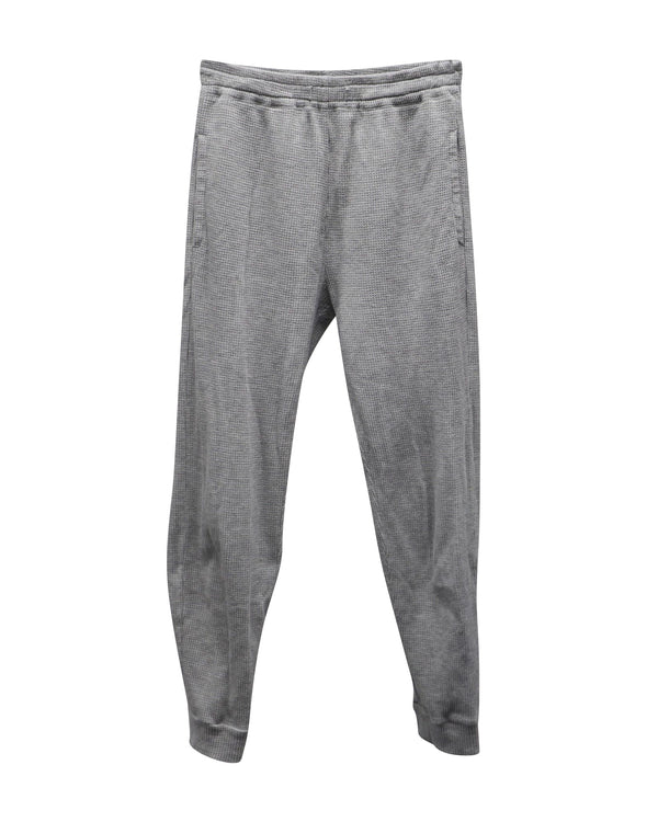 Women's Reformation Berkeley Waffle Pants in Grey Cotton