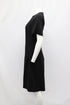 Women's Alexander Wang Pleated Dress in Black Crepe-Satin