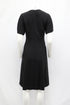 Women's Alexander Wang Pleated Dress in Black Crepe-Satin