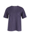 Women's Joseph Caleb Striped Shirt in Navy Blue Wool