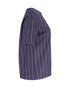 Women's Joseph Caleb Striped Shirt in Navy Blue Wool