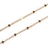 Black Clover Tennis Chain (Gold) - 4mm
