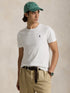 RALPH LAUREN Custom Slim Fit Jersey Crewneck T-Shirt White