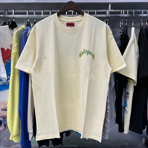 Godspeed T-shirts Masked Man Printed Cotton Crew Neck Short Sleeve Men and Women