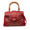 Saigon Top Handle Bag Coated Canvas with Leather Mini