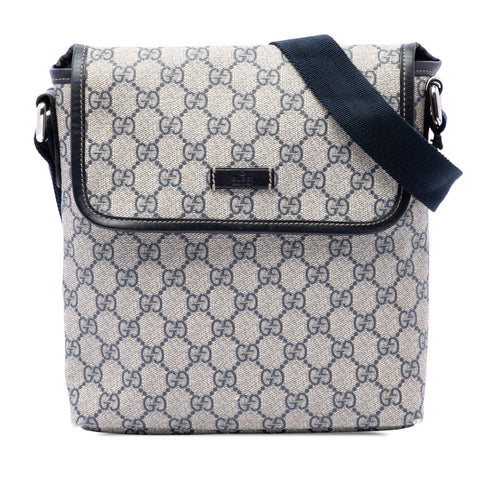 Flap Messenger GG Coated Canvas Small