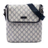 Flap Messenger GG Coated Canvas Small