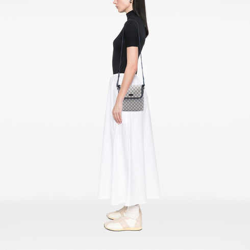 Flap Messenger GG Coated Canvas Small