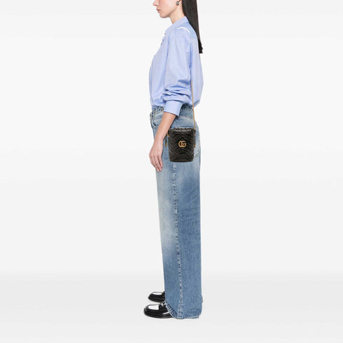 GG Marmont Bucket Bag Matelasse Leather Mini