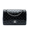 Classic Double Flap Bag Quilted Patent Maxi