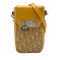 Clasp Lock Messenger Pouch Oblique Canvas and Leather