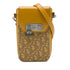 Clasp Lock Messenger Pouch Oblique Canvas and Leather
