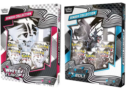 2025 Pokémon Scarlet & Violet Black Bolt & White Flare Binder Collection
