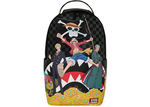 Sprayground One Piece Straw Treasure Hunt Backpack Multicolor