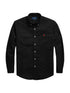RALPH LAUREN Custom Fit Garment-Dyed Oxford Shirt Polo Black