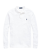 RALPH LAUREN Custom Slim Fit Mesh Polo Shirt White