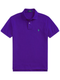 RALPH LAUREN Slim Fit Mesh Polo Shirt Cabana Purple