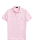 RALPH LAUREN The Iconic Mesh Polo Shirt Carmel Pink/Blue
