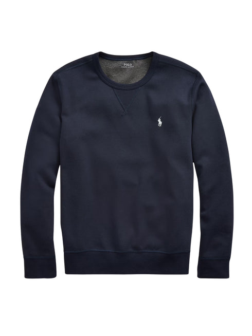 RALPH LAUREN Double-Knit Sweatshirt Aviator Navy