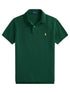 RALPH LAUREN Slim Fit Mesh Polo Shirt Green