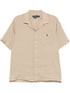 RALPH LAUREN Linen Classic Fit Shirt Beige