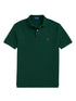 RALPH LAUREN Custom Slim Fit Mesh Polo College Green