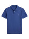 RALPH LAUREN Slim Fit Mesh Polo Shirt Old Royal Blue