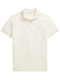 RALPH LAUREN Slim Fit Mesh Polo Shirt Natural