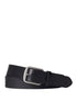 RALPH LAUREN Signature Pony Leather Belt Black