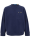 RALPH LAUREN Relaxed Fit Pile Fleece Sweatshirt Navy