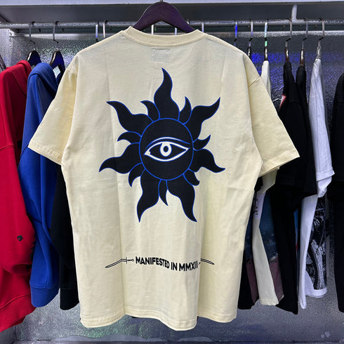 Godspeed T-shirts Urban UFO Printing Cotton Casual Short Sleeve Men and Women