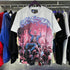 Godspeed T-shirts Skeletons Crowd Printed Cotton Casual Short Sleeves Men and Women