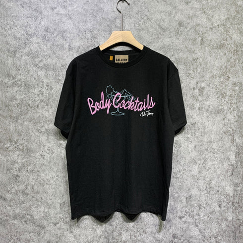 Gallery Dept T Shirt Retro Printed Loose Short-Sleeved Shirt