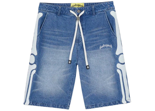 Godspeed Femur Denim Shorts Blue