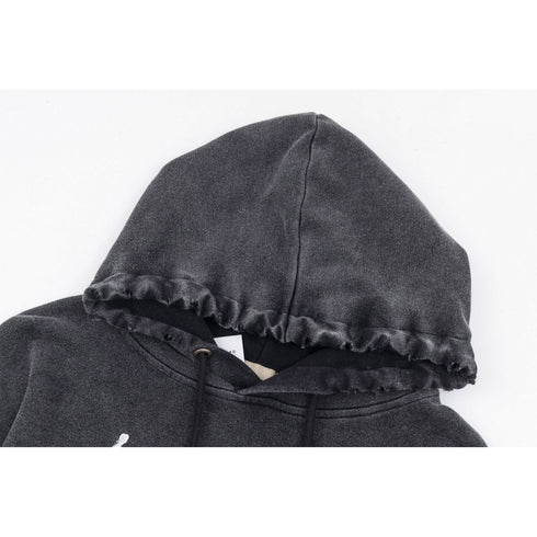 Gallery Dept Hoodie Loose Casual Distressed Hoodie