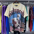 Godspeed T-shirts Newspaper Skull Printing Cotton Casual Short Sleeves Men and Women