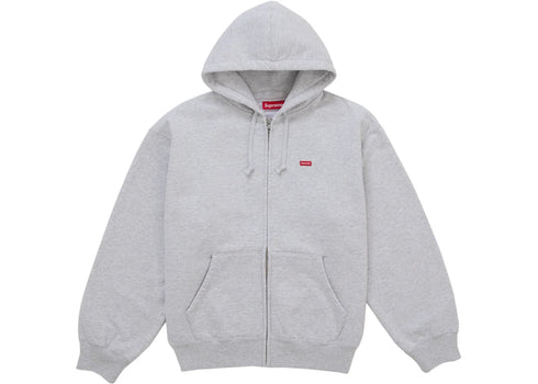 Supreme Small Box Zip Up Sweatshirt (SS26) Ash Grey