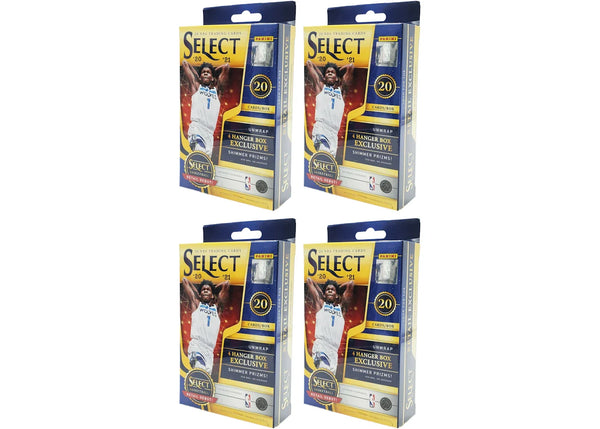 2020-21 Panini Select Basketball Hanger Box (Shimmer Prizms) 4x Lot