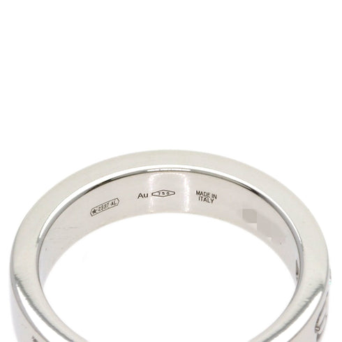 Double Ring 18K White Gold and Diamond