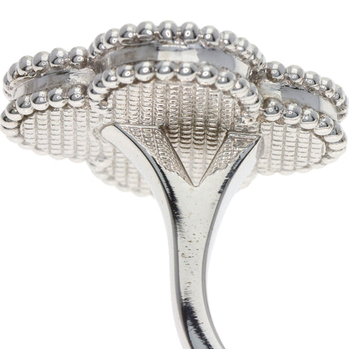 Alhambra Ring 18K White Gold
