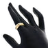 Vendome Louis Cartier Band Ring 18K Tricolor Gold