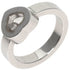 Happy Diamonds Heart Ring 18K White Gold with Diamond