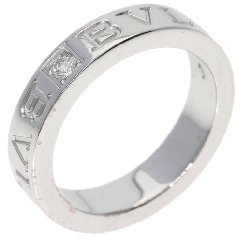 Double Ring 18K White Gold with Diamond