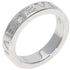 Double Ring 18K White Gold with Diamond