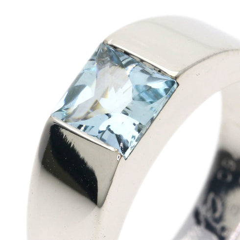 Tank Aquamarine Ring 18K White Gold