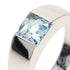 Tank Aquamarine Ring 18K White Gold