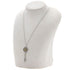 Pendant Necklace Platinum and 18K Yellow Gold with Diamond